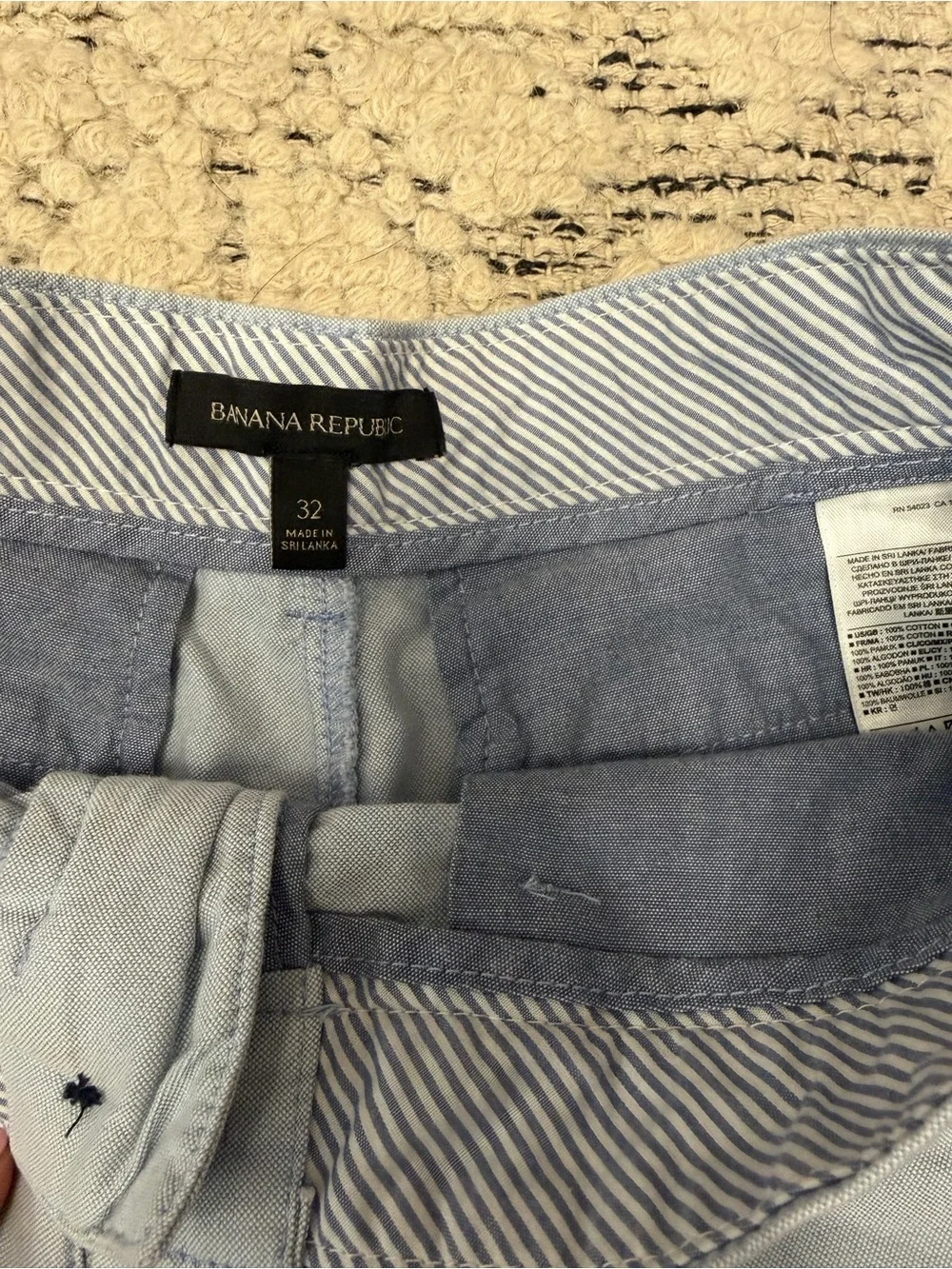 Banana Republic Light Blue Men's Shorts